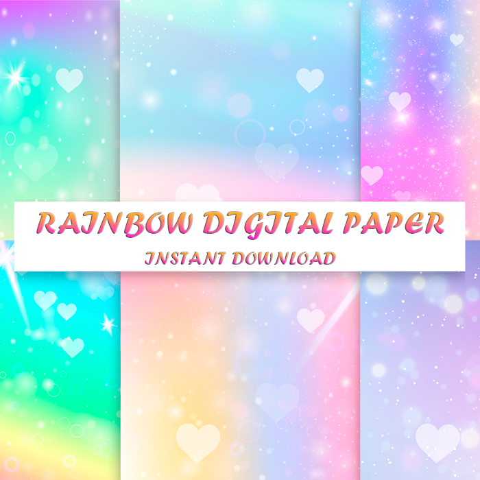 Rainbow Digital Paper 